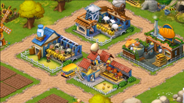 البناء في لعبة القرية